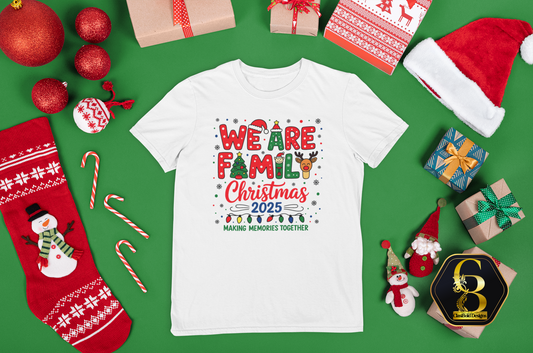 BOLD & UNITED – We Are Family Christmas 2025 Tee (