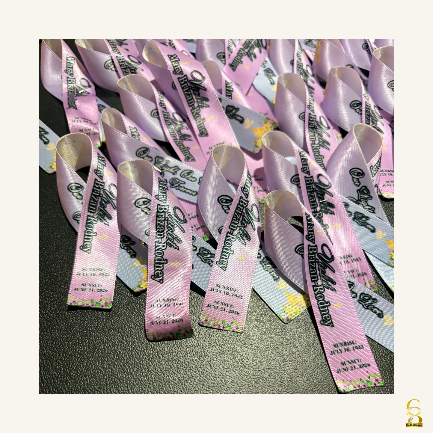 Celebrate Their Wings™ Personalized Memorial Ribbons