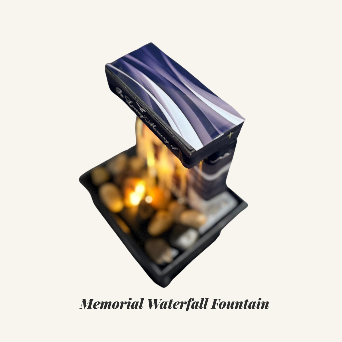 Celebrate Their Wings Memorial Waterfall Fountain