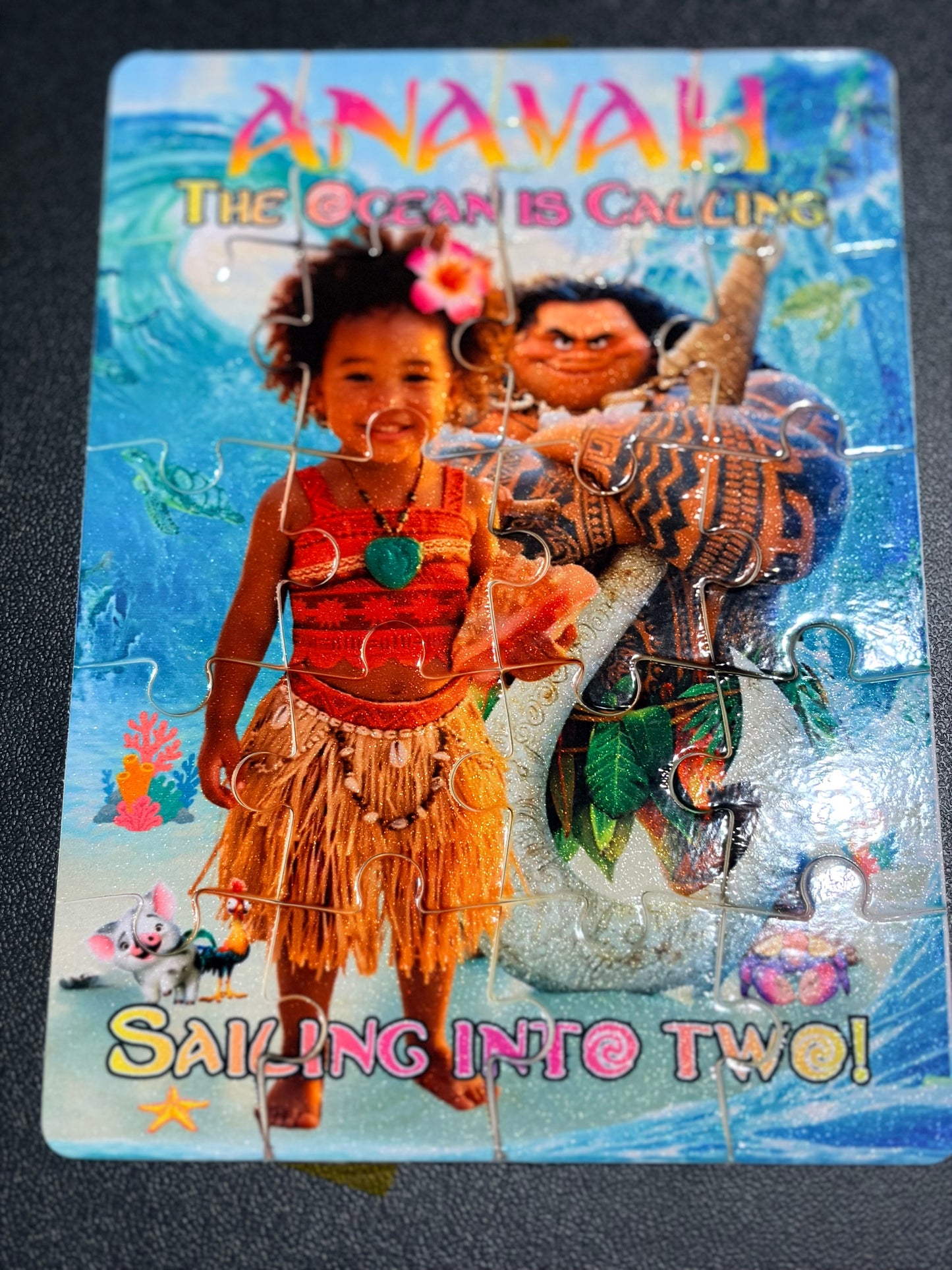 Customize Moana Theme Puzzles (Set of 12)