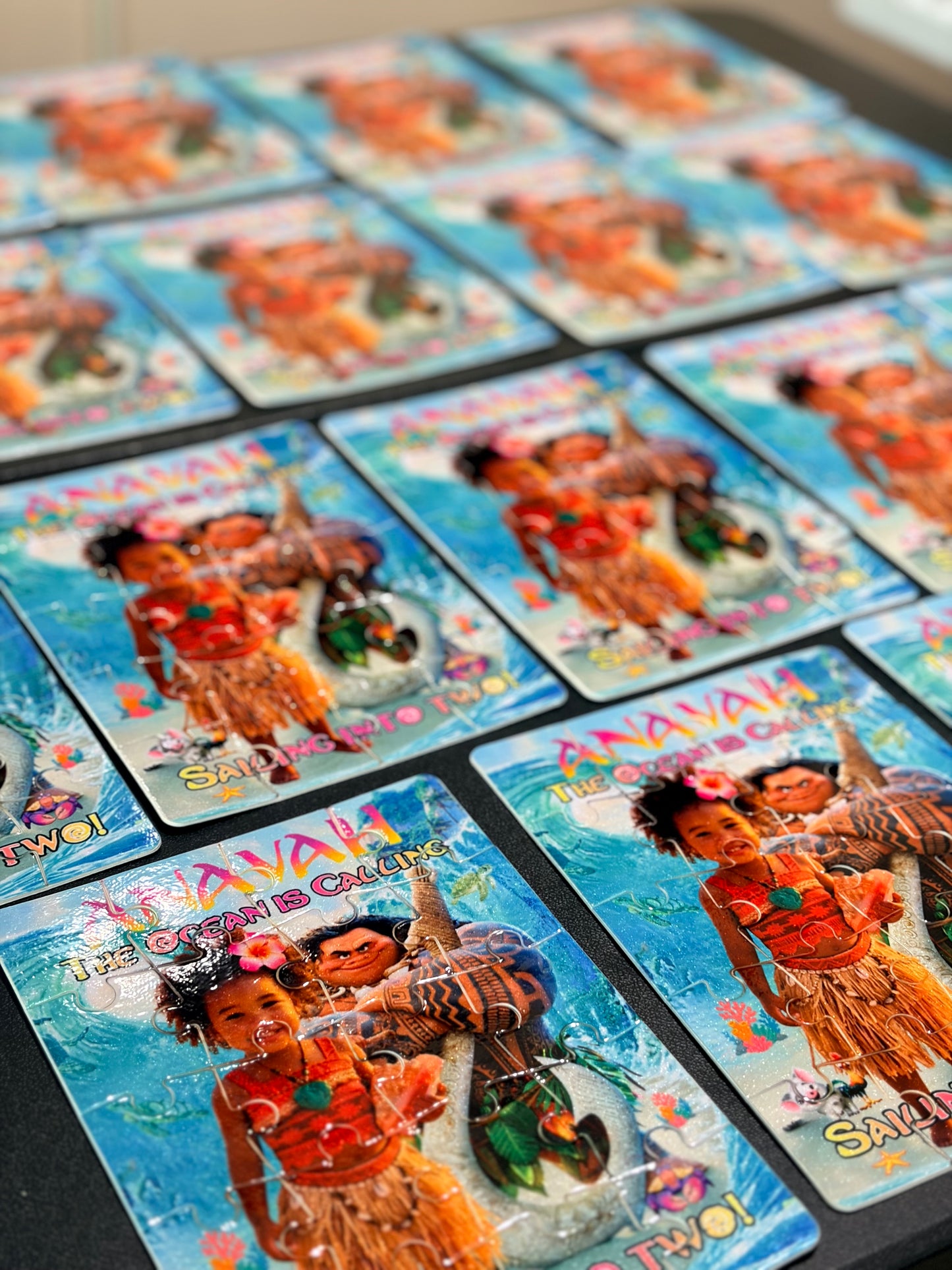 Customize Moana Theme Puzzles (Set of 12)