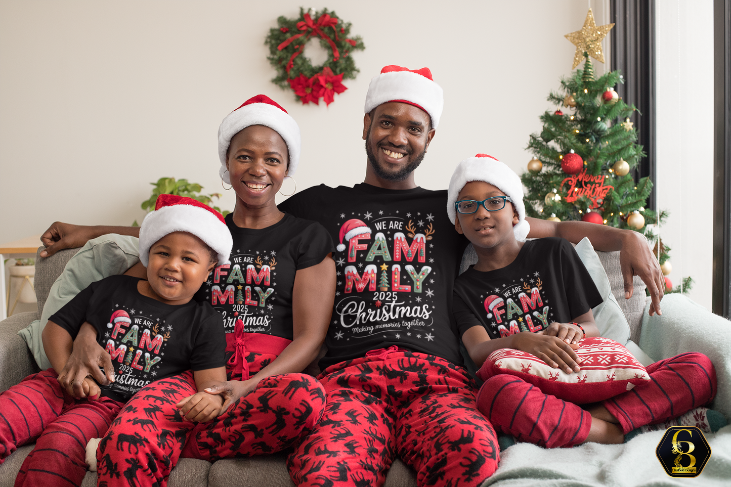 BOLD & TOGETHER – We Are Family Christmas 2025 Tee