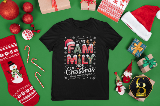 BOLD & TOGETHER – We Are Family Christmas 2025 Tee