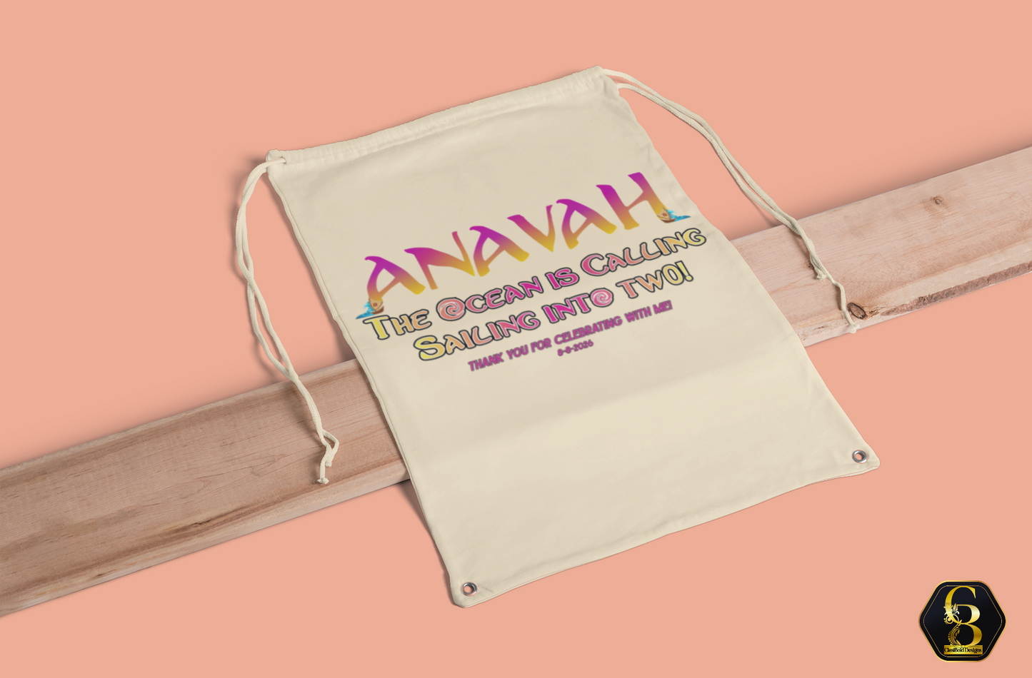 Customize Moana Theme Favor Bags