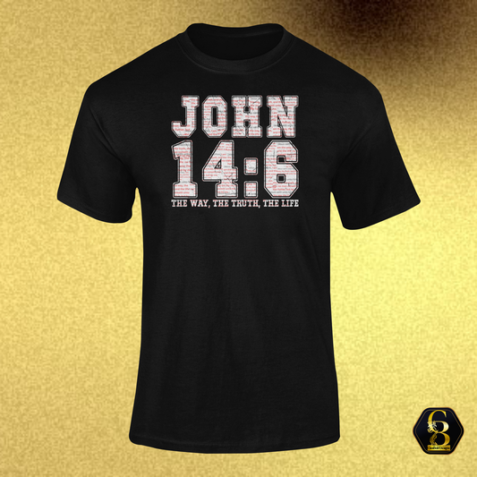 John 14:6 | The Way, The Truth, The Life Custom Christian T-Shirt