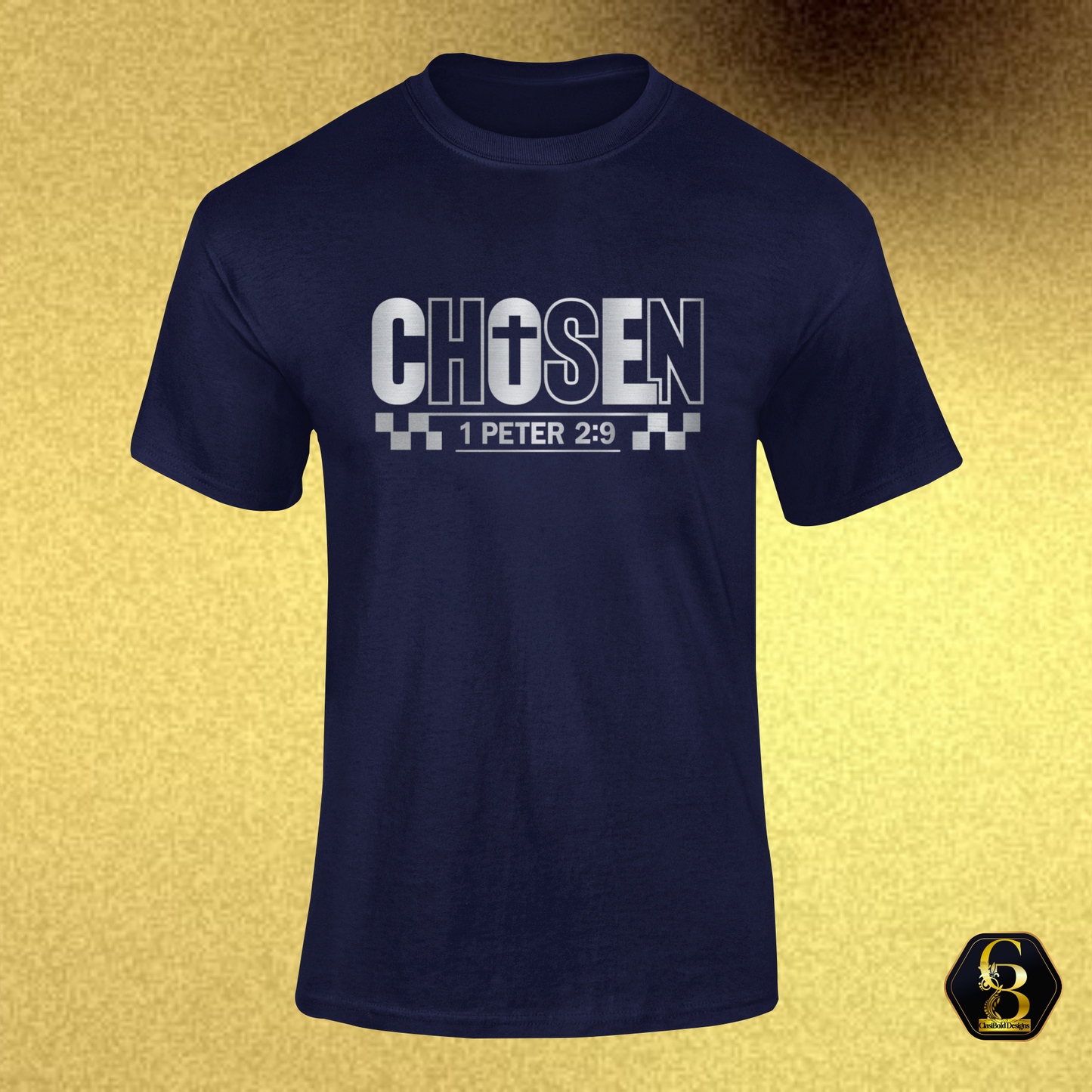 "Chosen™ | 1 Peter 2:9 Customize Christian Graphic T-Shirt