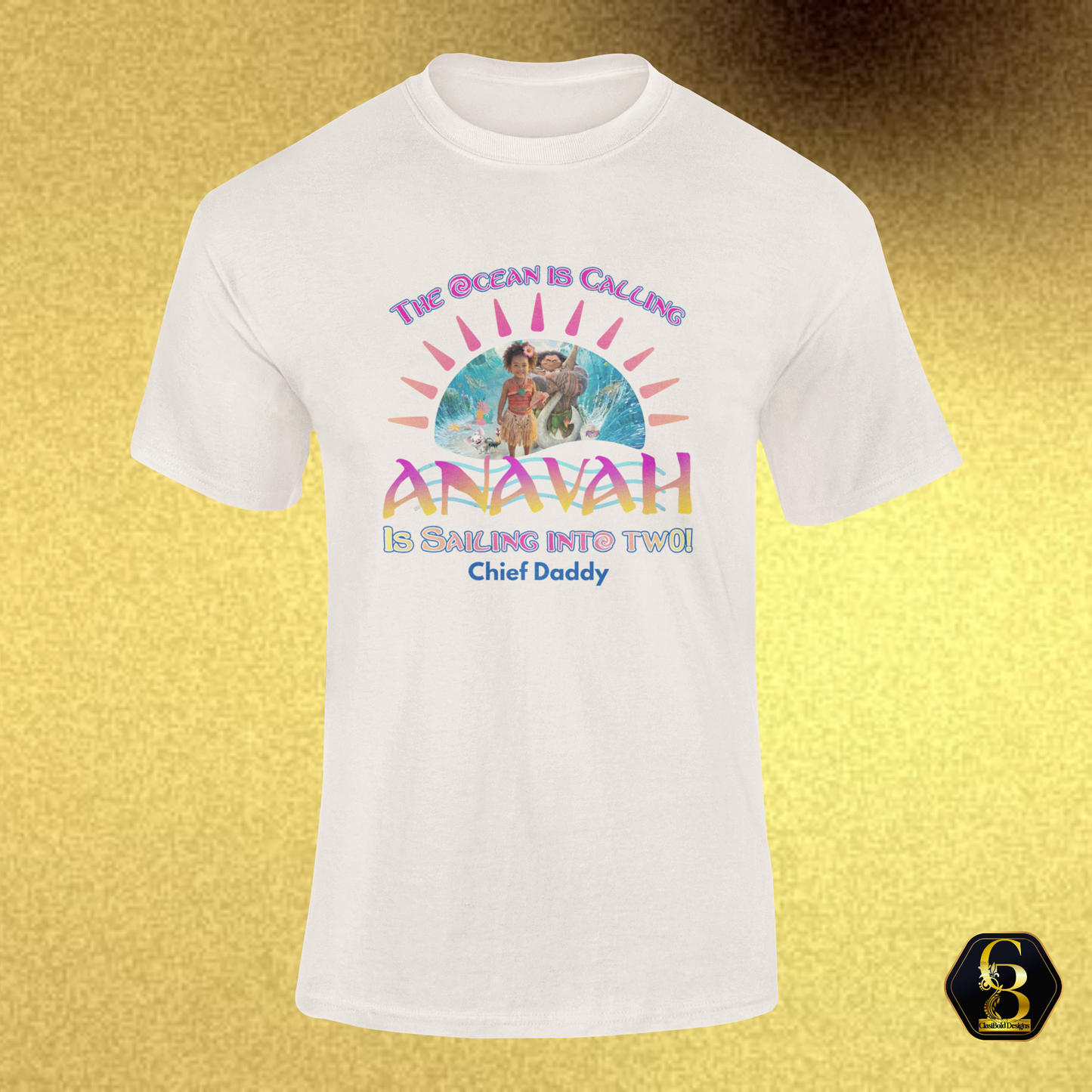 Customize Moana Theme Shirts- Chief Daddy